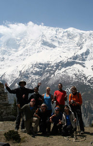 ummmm... :) our gang with Annapurna III
