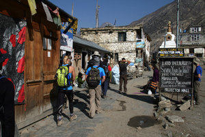 time to leave Manang...