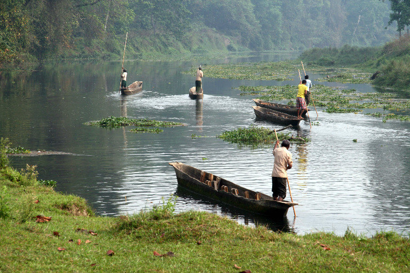 canoeing in Chitwan