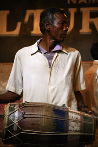 Tharu musician