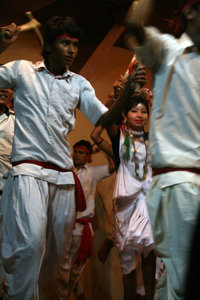 Tharu dancing