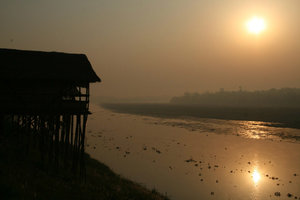 sunrise in Chitwan