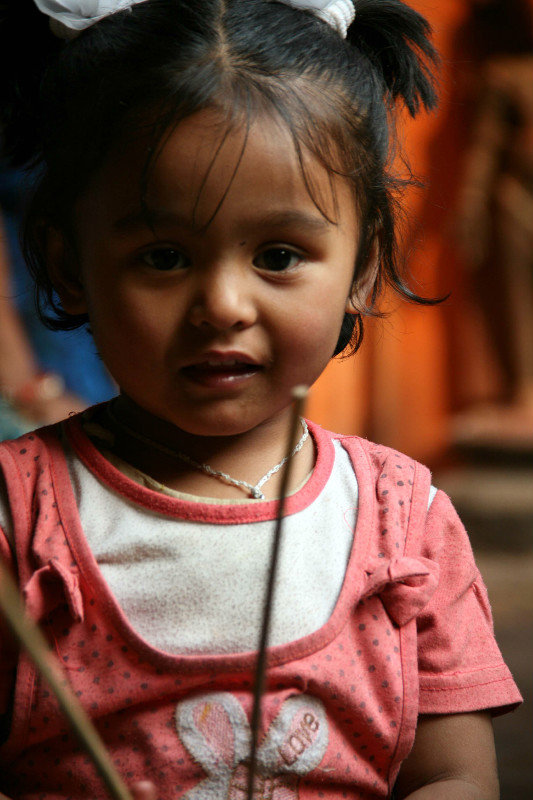 gorgeous little girl in Patan