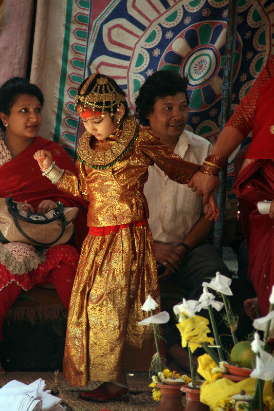 Bel marriage ceremony in Bhaktapur
