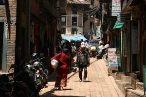 streets of in Bhaktapur