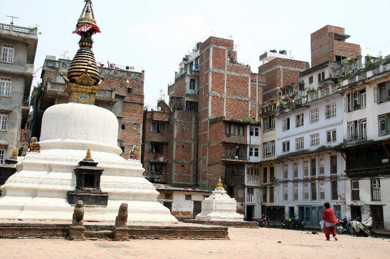 one of many stupas around...