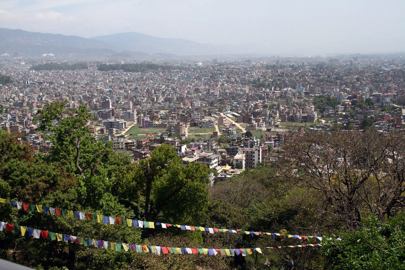 view from Swayambhunath
