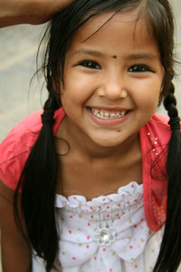 cutie at Swayambhunath