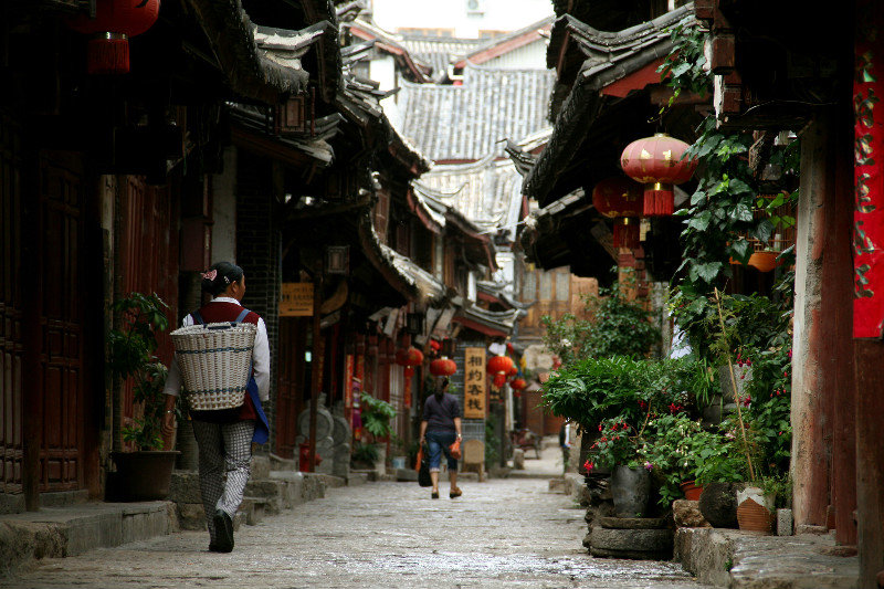 beautiful streets of Lijiang