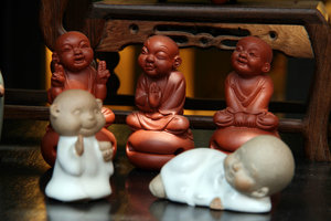 cool little buddhas for sale at Jinli Street