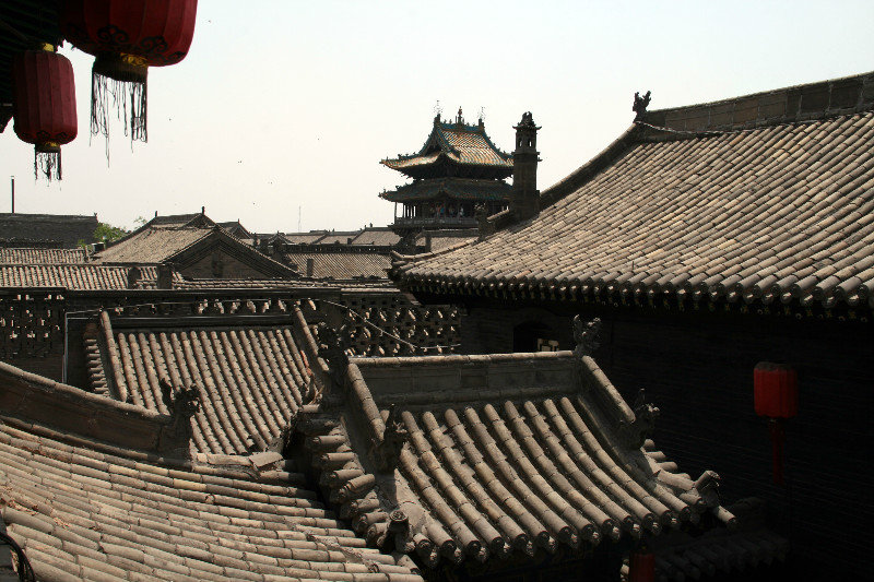 the rooftops of Pingyao