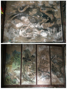 paintings at one of the temples