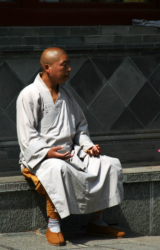 ...not so happy Chinese monk?