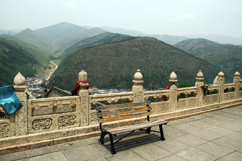 view from Nanshan Temple