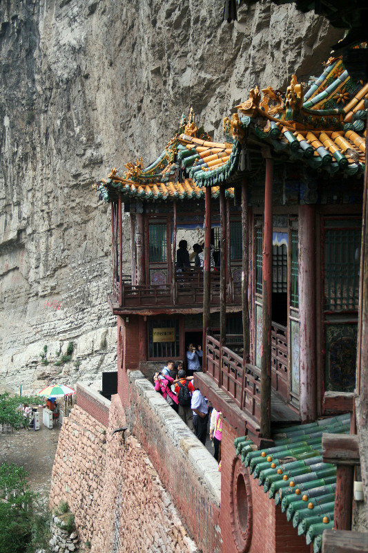 at the Hanging Monastery
