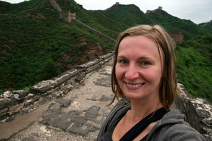 on the Great Wall