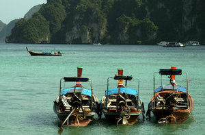 boats at Koh Phi Phi