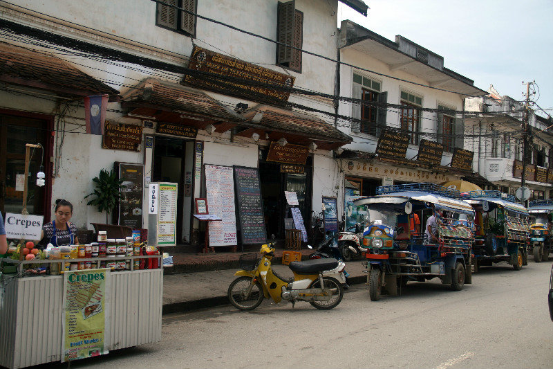 main street in Luang Prabang
