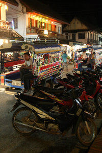 main street in Luang Prabang 