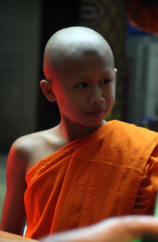 young monk in Phonsavan