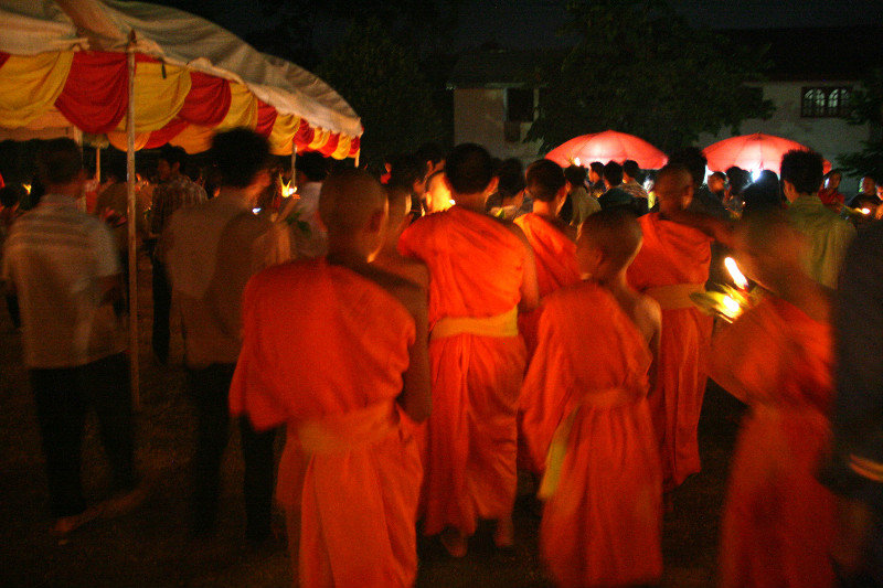 monks leading the way