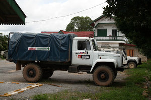 MAG truck in Phonsavan