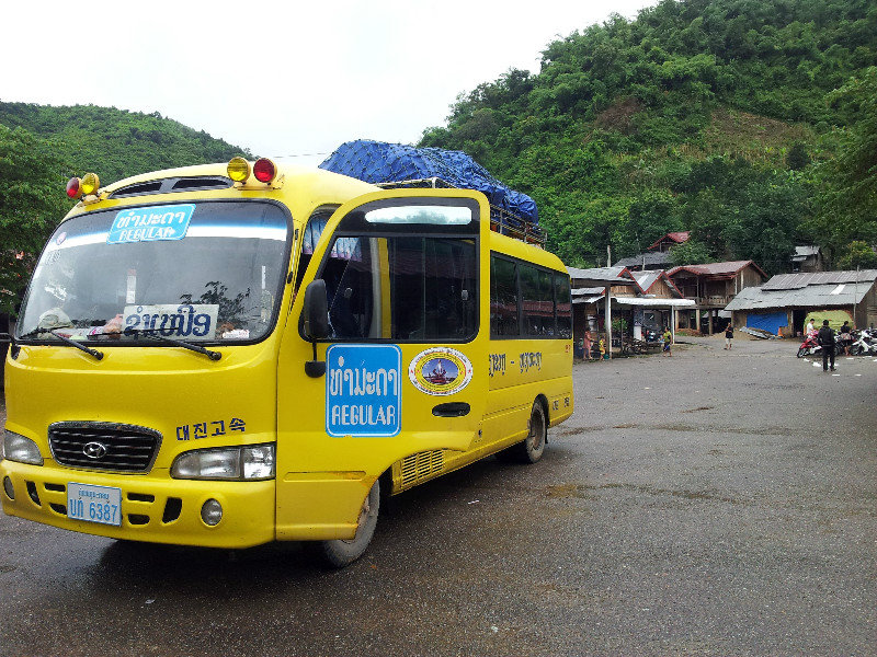 our 'happy' bus to Sam Neua ;)
