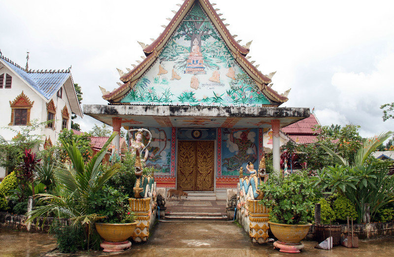 local temple in Sam Neua