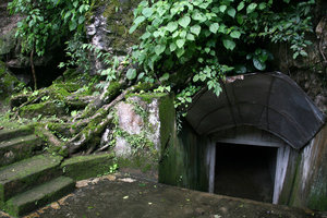 one of the entrances to the caves