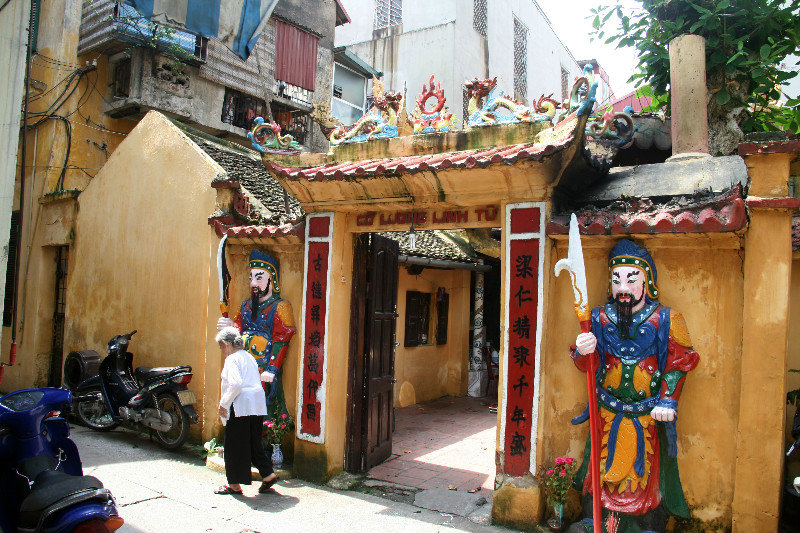 one of the hidden temples in Hanoi
