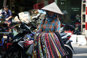 the streets of Hanoi
