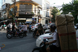 rush hour every hour in Hanoi!