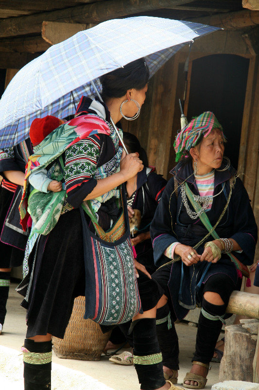 local Hmong women