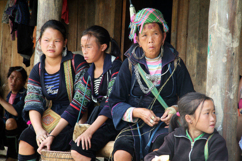 Hmong women of different generations