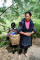 Hmong woman with her daughter