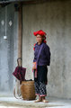 local Red Zao woman