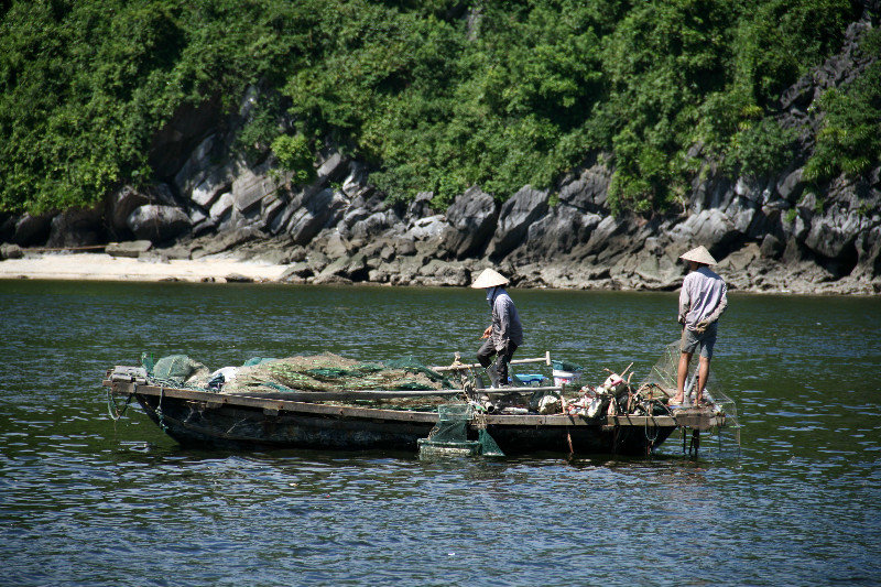 fishermen at work