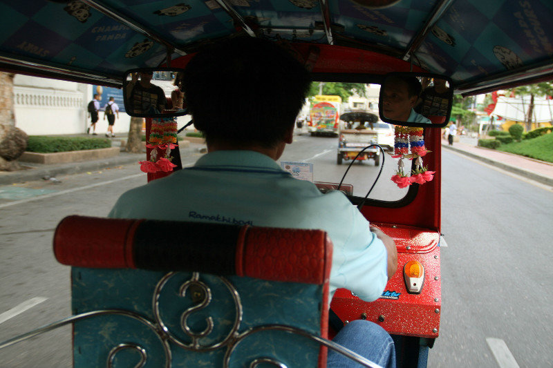 pretty nice tuk-tuk driver and it did cost us 10 baht each...