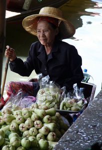 fruit for sale at the floating market...