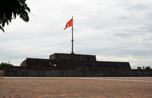 the flag tower in Hue