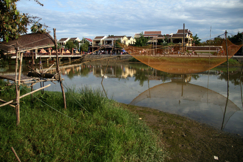 by the river in Hoi An