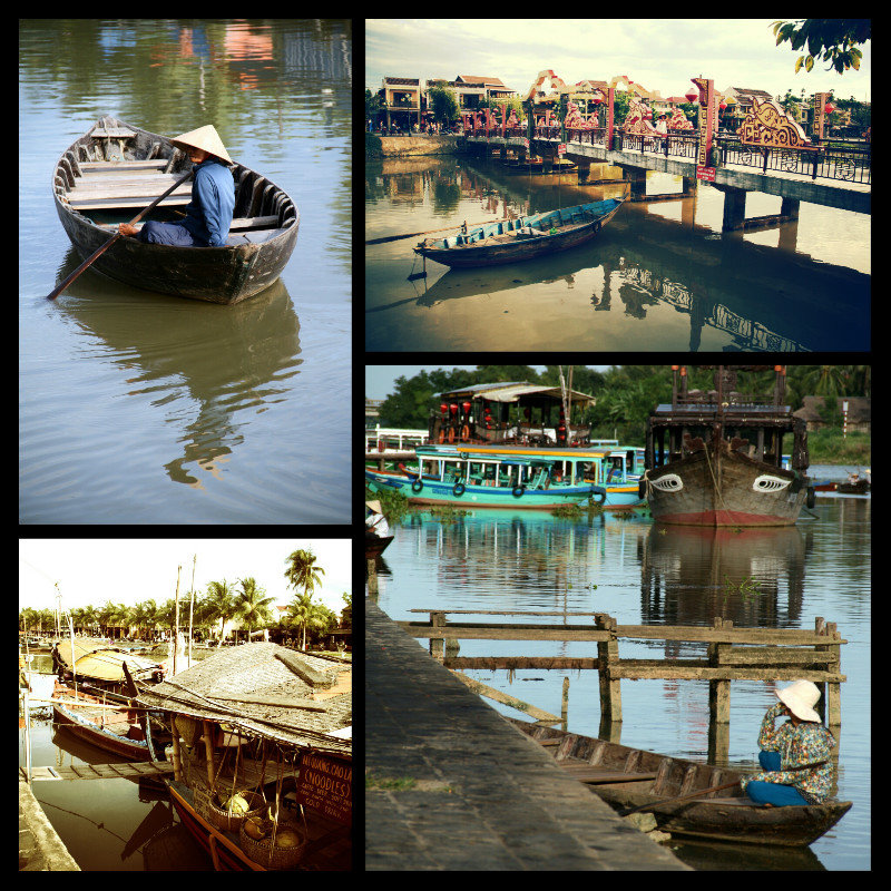 boats and bridges of Hoi An...