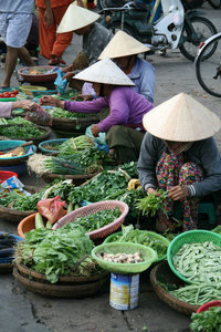 at the market in Hoi An