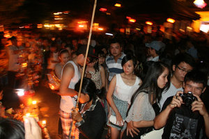 pretty crowded in Hoi An during full moon...