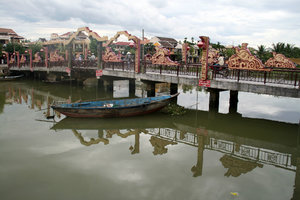 at the river in Hoi An