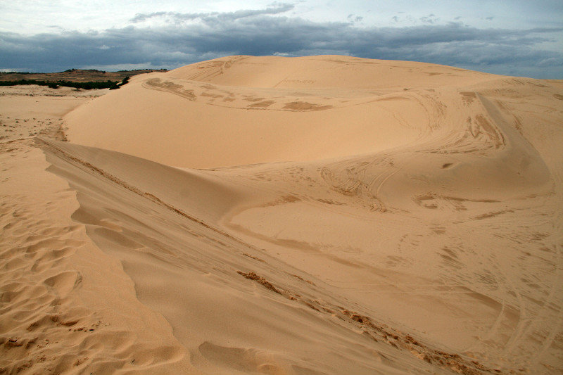 white sand dunes around Mui Ne...