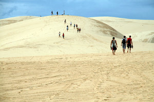 at the white sand dunes around Mui Ne...