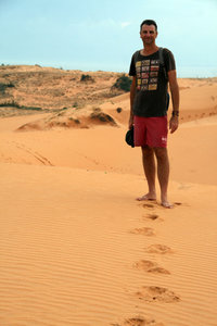 Grant at the red dunes :)