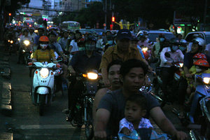 the streets of Saigon