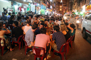 streets of Saigon getting crowded in the evenings...